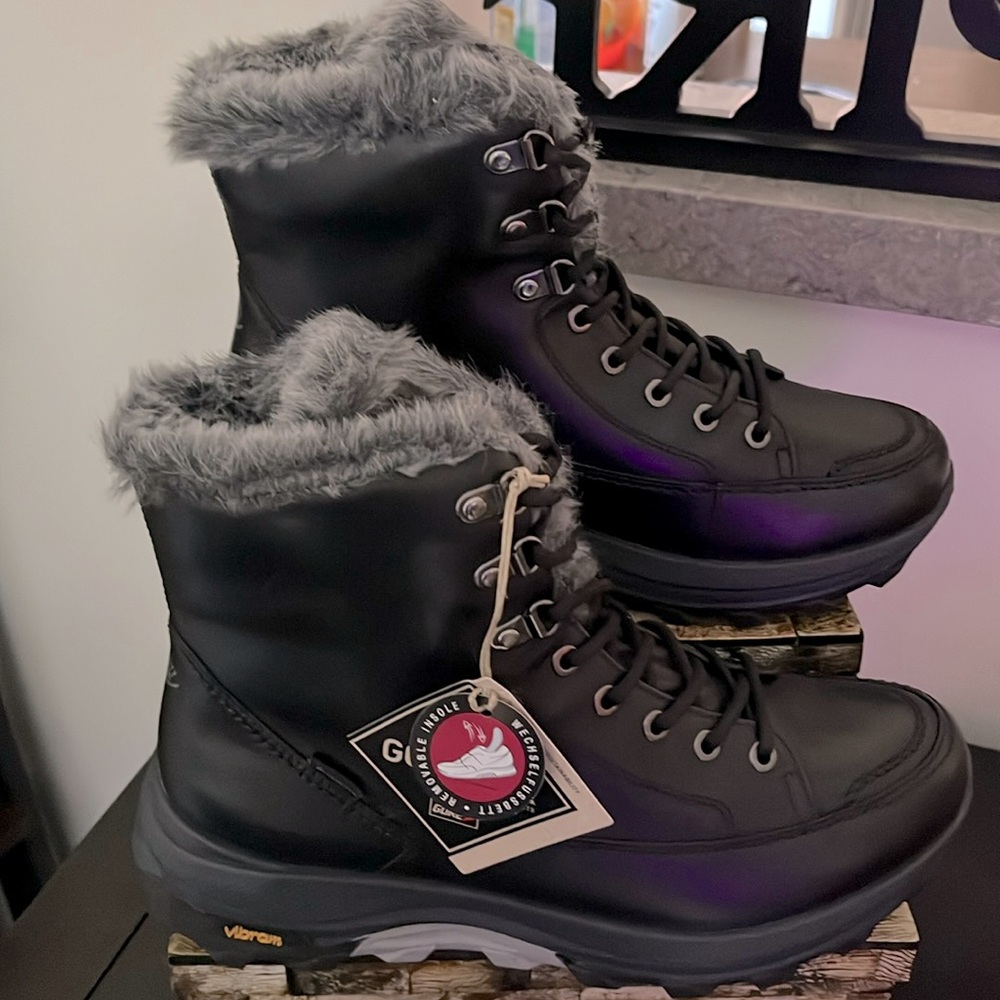 NWT GABOR (10) ROLLINGSOFT Classic Ankle Boots Lightweight Leather Waterproof - Picture 8 of 15